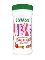 Клетчатка Сибирская "Ржаная с фруктами" 350г